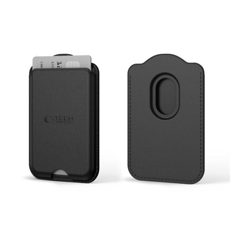 TECH-PROTECT CH02 MAGWALLET MAGSAFE UNIVERSAL MAGNETIC CARD HOLDER BLACK