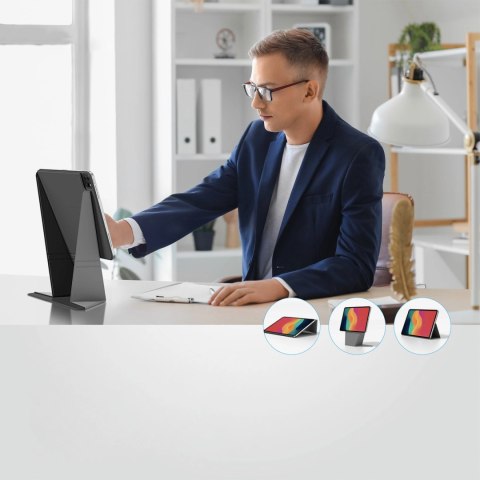 Etui AMAZINGTHING Matte Pro Mag Folio z podstawką na iPad Air 11" M3/M4 (2025/2026) - czarne
