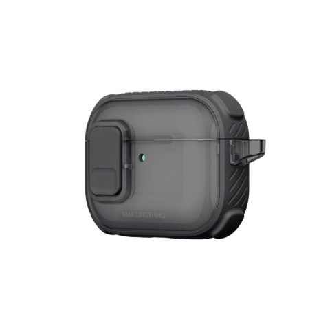 Etui AMAZINGTHING Titan Pro Mag Case Clear do AirPods Pro 3 - czarne