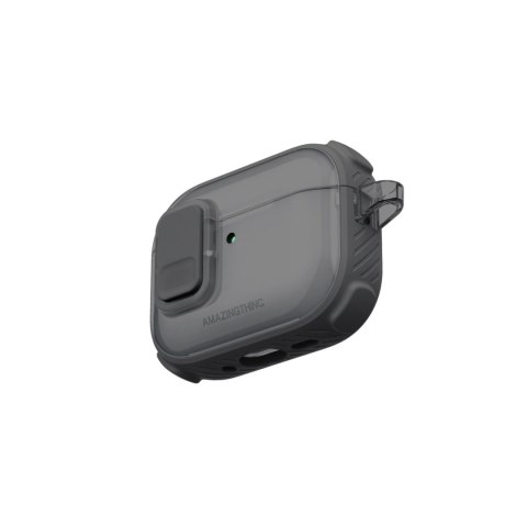 Etui AMAZINGTHING Titan Pro Mag Case Clear do AirPods Pro 3 - czarne
