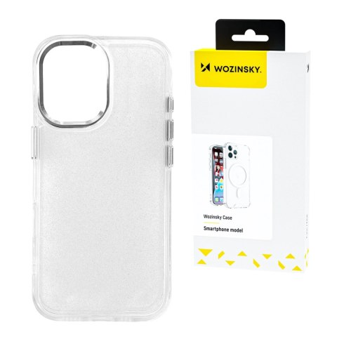 Etui Wozinsky Glitter Case na Samsung Galaxy S25+ - przezroczyste z brokatem