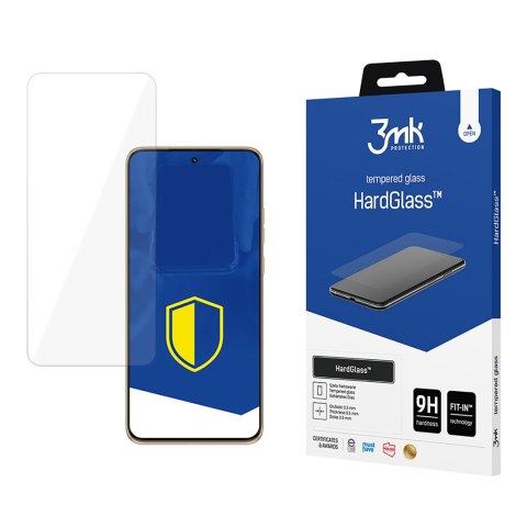 Szkło hartowane 9H 3mk HardGlass na ekran do Motorola Edge 50 Neo mocne