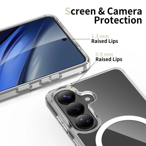 Etui Tech-Protect FlexAir Hybrid MagSafe na Samsung Galaxy S26 - przezroczyste
