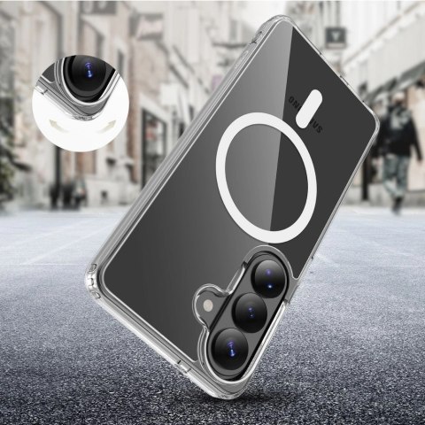 Etui Tech-Protect FlexAir Hybrid MagSafe na Samsung Galaxy S26 - przezroczyste
