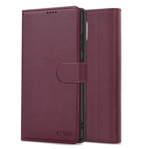 Etui Tech-Protect Wallet na Samsung Galaxy A26 5G / A17 4G / 5G - bordowe