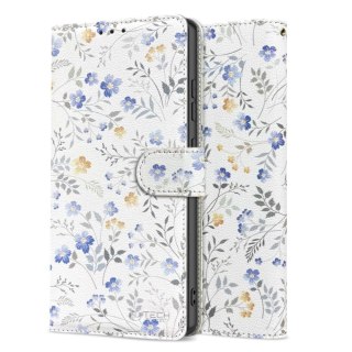 Etui Tech-Protect Wallet na Samsung Galaxy A57 5G - kolorowe kwiaty