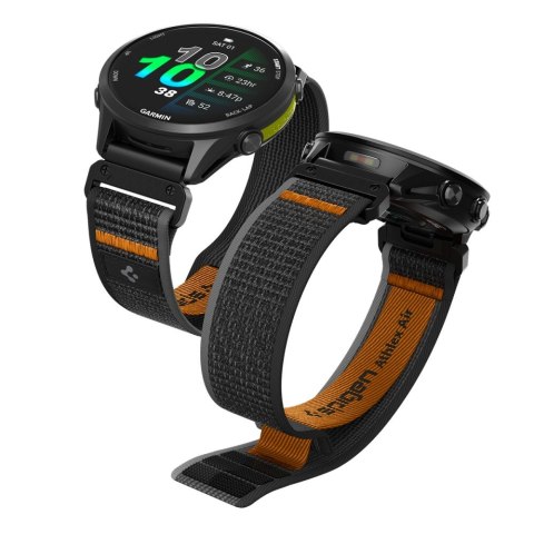 SPIGEN ATHLEX AIR GARMIN QUICKFIT 22 MM ACTIVE BLACK/ORANGE