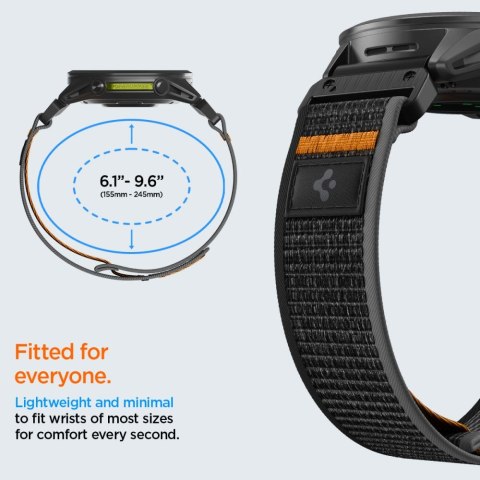 SPIGEN ATHLEX AIR GARMIN QUICKFIT 22 MM ACTIVE BLACK/ORANGE