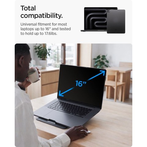 SPIGEN LD201-S8 SLIMFOLD LAPTOP & TABLET STAND SPACE GREY