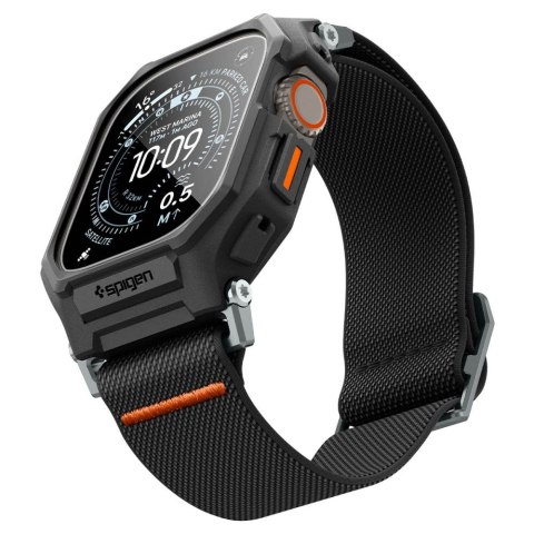 SPIGEN LITE FIT PRO & TEMPERED GLASS APPLE WATCH ULTRA 1 / 2 / 3 (49 MM) MATTE BLACK