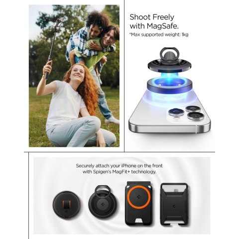 SPIGEN S582W BLUETOOTH SELFIE STICK TRIPOD BLACK