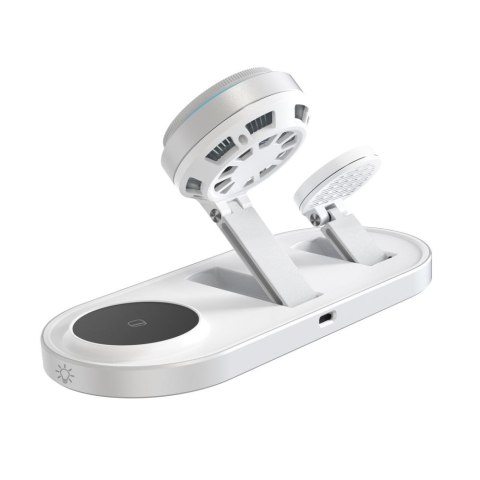 TECH-PROTECT A51 ARCTICBOOST 3IN1 MAGNETIC MAGSAFE WIRELESS CHARGER 25W QI2.2 WHITE