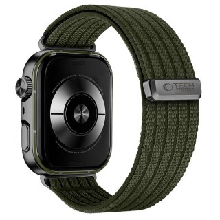 TECH-PROTECT NYLON HUAWEI WATCH FIT 3 / 4 / 4 PRO / 5 / 5 PRO MILITARY GREEN