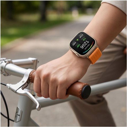TECH-PROTECT NYLON HUAWEI WATCH FIT 3 / 4 / 4 PRO / 5 / 5 PRO ORANGE
