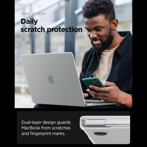 SPIGEN AIRSKIN MACBOOK PRO 16 M1-M5 / M5 PRO / M5 PRO MAX 2021-2026 FROST CLEAR