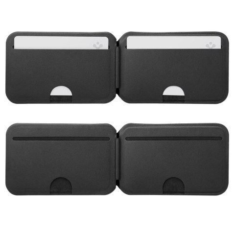 SPIGEN S314-4 SLIM FOLD TRIPOD WALLET MAGSAFE BLACK
