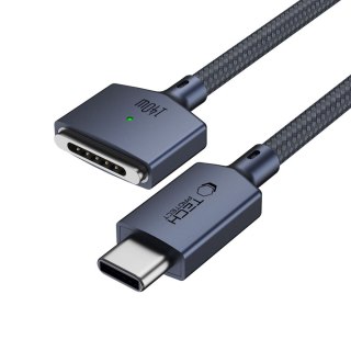 TECH-PROTECT MMC01 ULTRABOOST MAGNETIC MACBOOK CABLE TYPE-C TO MAGSAFE 3 140W 200CM MIDNIGHT BLUE