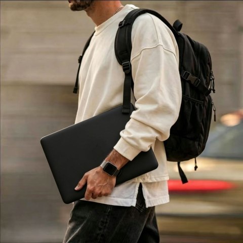 TECH-PROTECT SOFTSHELL MACBOOK AIR 15 M2-M5 2023-2026 MATTE BLACK