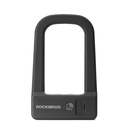 Zapięcie rowerowe Rockbros RBNS1 SMART z czytnikiem NFC - czarne