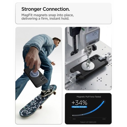 Etui Spigen Tough Armor Mag MagSafe na Samsung Galaxy S26 - czarne