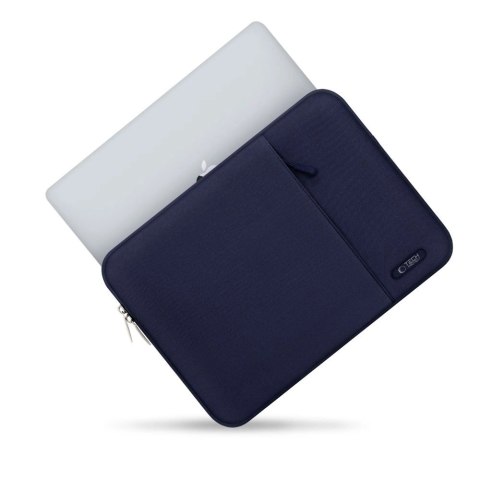 Etui Tech-Protect Sleevy Laptop 13-14 - granatowe