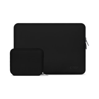 Etui na laptopa Tech-Protect Neoslim 13-14 cali czarny + torba na akcesoria