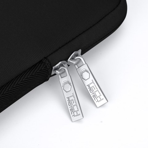 Etui na laptopa Tech-Protect Neoslim 13-14 cali czarny + torba na akcesoria
