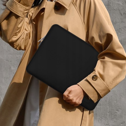 Etui na laptopa Tech-Protect Neoslim 13-14 cali czarny + torba na akcesoria