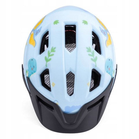 Kask Dziecięcy na Rower XS Regulowany Lekki Bezpieczny Wentylowany Daszek
