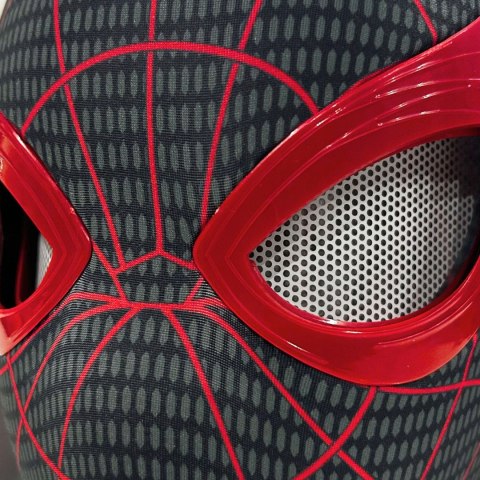Maska na twarz Maska Ruchome Oczy Spiderman tkanina pająk czarny Braders
