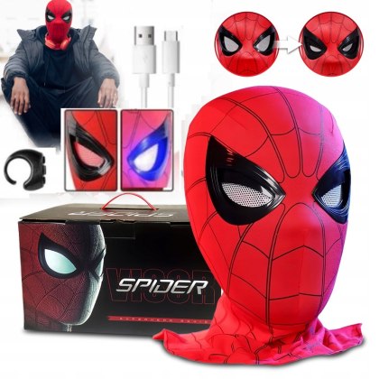 Maska na twarz SPIDERMAN MASKA Braders tkanina super bohater