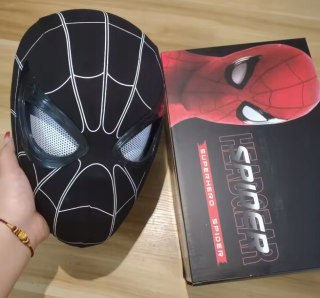 Maska na twarz Spider-man plastik