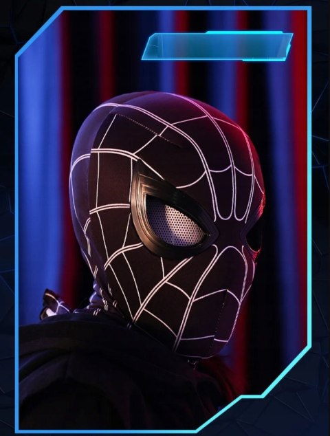 Maska na twarz Spider-man plastik