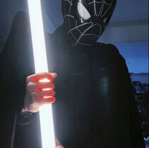 Maska na twarz Spider-man plastik