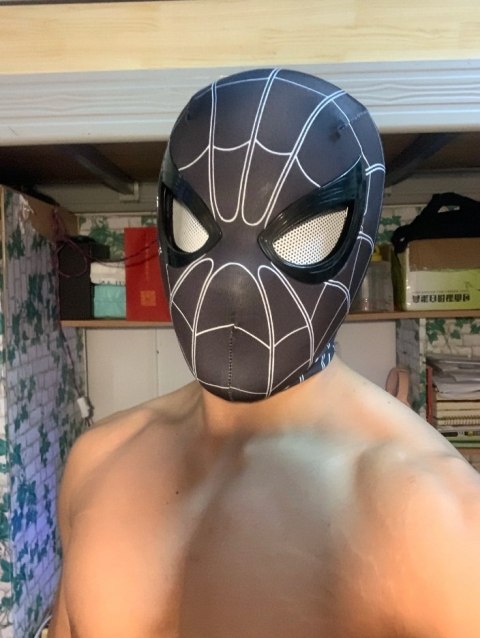 Maska na twarz Spider-man plastik