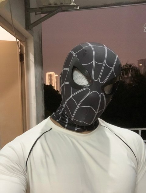 Maska na twarz Spider-man plastik
