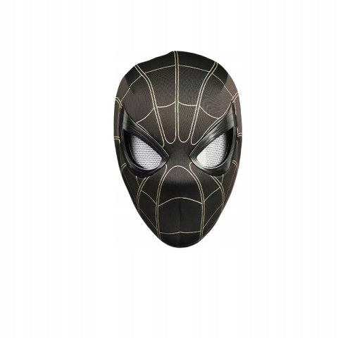 Maska na twarz Spiderman z ruchomymi oczami czerwona tkanina uniseks Brader