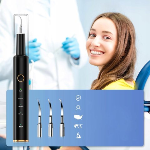 Profesjonalny Skaler Stomatologiczny do Zębów Ultradzwiękowy 4 Tryby Brader