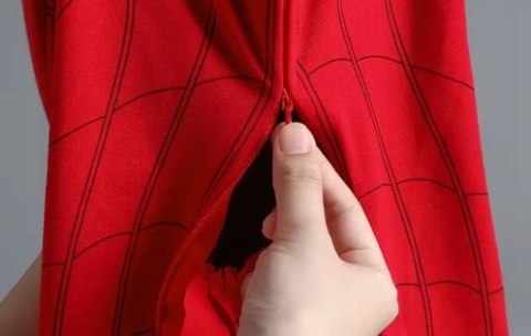 RUCHOME OCZY MASKA SPIDERMAN VENOM SYMBIOTE PLASTIK COSPLAY BLACK HALLOWEEN