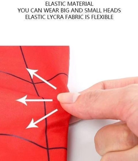 Spiderman Maska Na Twarz Oczy Są Ruchome Hero Maska Cosplay Dzieci/dorośli