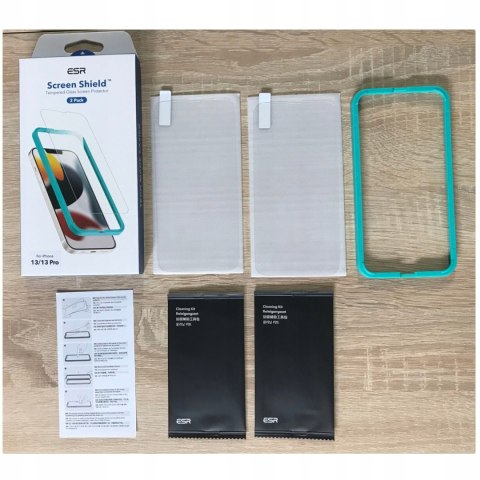 Szkło hartowane ESR do Apple IPHONE 13 / 13 PRO / 14 / 16e / SE 2025 2 szt.