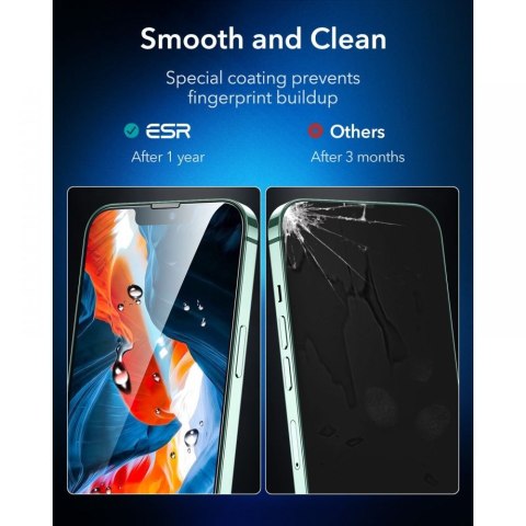 Szkło hartowane ESR do Apple IPHONE 13 / 13 PRO / 14 / 16e / SE 2025 2 szt.