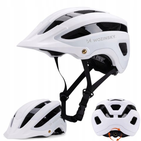 KASK ROWEROWY MTB LEKKI WYGODNY Z WENTYLACJĄ REGULOWANY SPORTOWY 57-62 cm