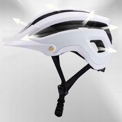 KASK ROWEROWY MTB LEKKI WYGODNY Z WENTYLACJĄ REGULOWANY SPORTOWY 57-62 cm