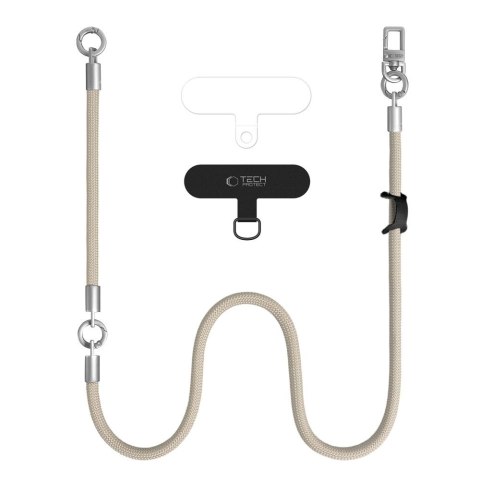 TECH-PROTECT C10S ROPE CROSSBODY & WRIST DESERT BEIGE/TITANIUM