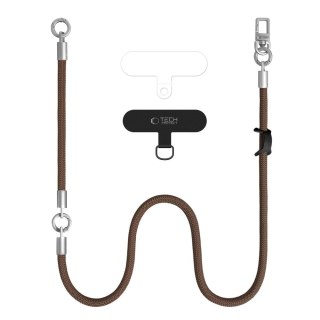 TECH-PROTECT C10S ROPE CROSSBODY & WRIST WALNUT BROWN/TITANIUM