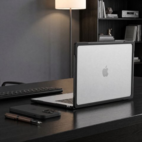 TECH-PROTECT VELAR MACBOOK AIR 15 M2-M5 2023-2026 BLACK/MATTE CLEAR