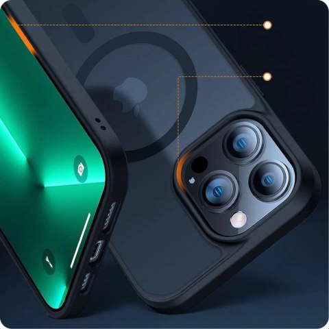 Etui Tech-Protect MagMat MagSafe na iPhone 15 Pro Max - czarny mat