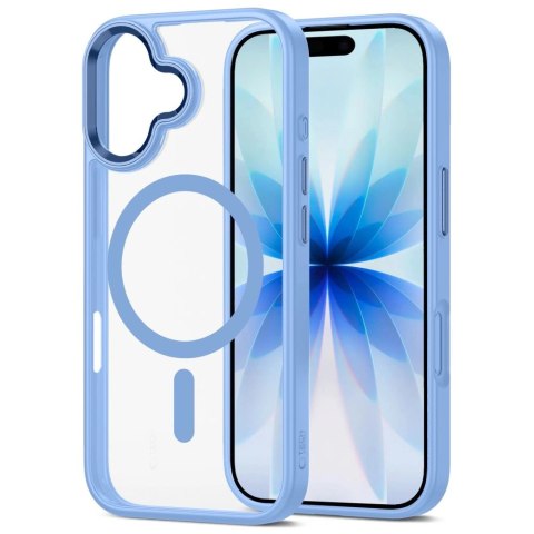 Etui Tech-Protect MagMat MagSafe na iPhone 17 - przezroczysto-niebieskie