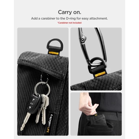 SPIGEN LF300 SOFT RFID CARD HOLDER BLACK